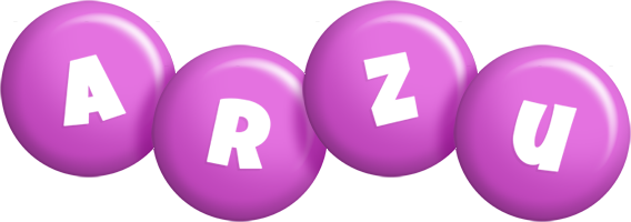Arzu candy-purple logo