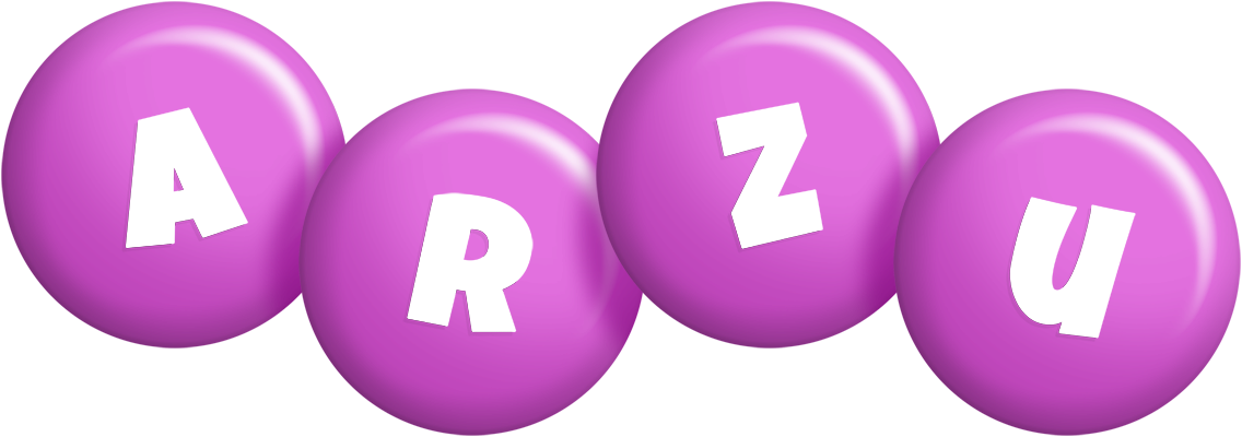 Arzu candy-purple logo