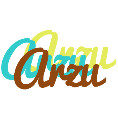 Arzu cupcake logo