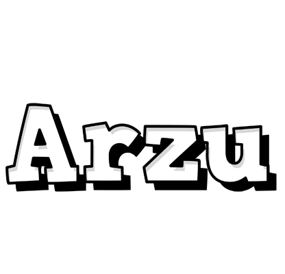 Arzu snowing logo