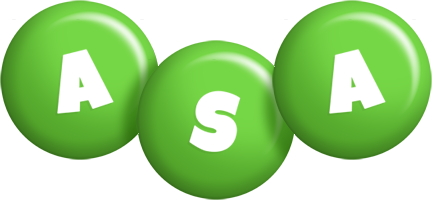 Asa candy-green logo