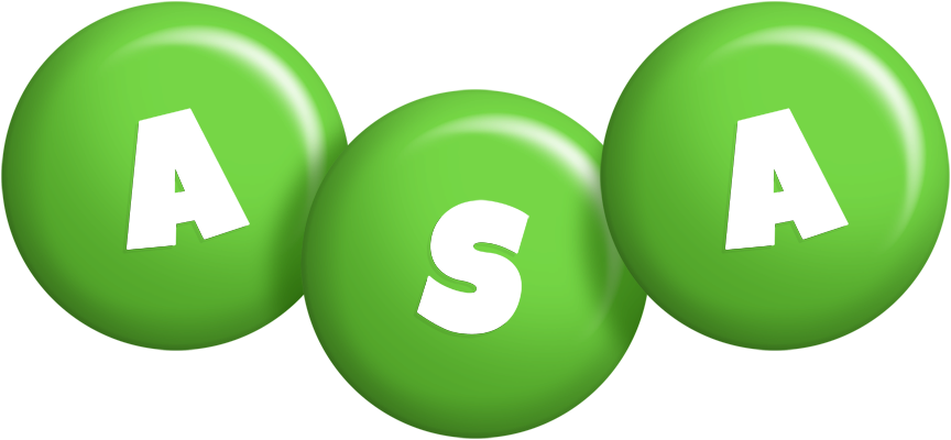 Asa candy-green logo
