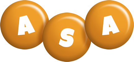 Asa candy-orange logo