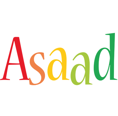 Asaad birthday logo