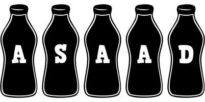 Asaad bottle logo