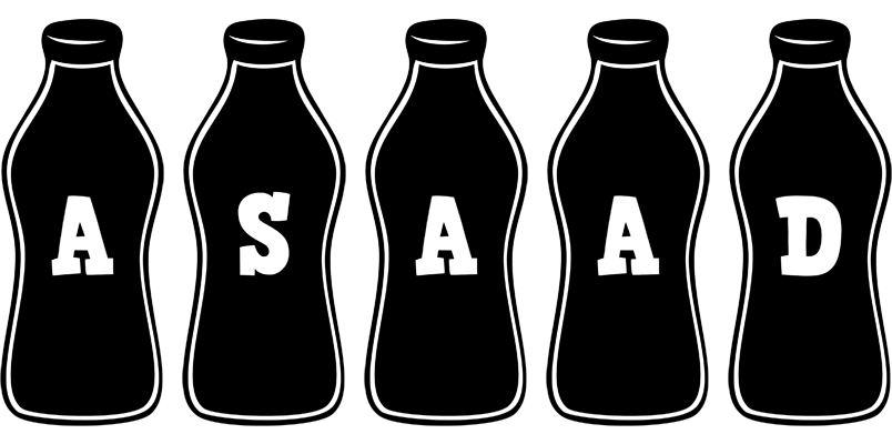 Asaad bottle logo