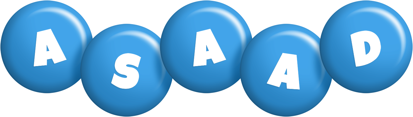 Asaad candy-blue logo