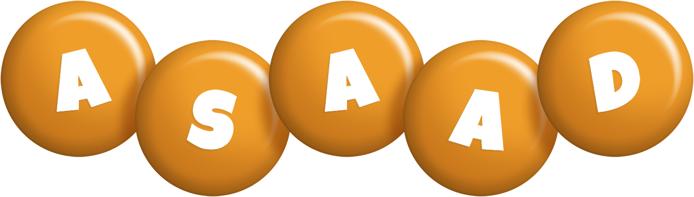 Asaad candy-orange logo
