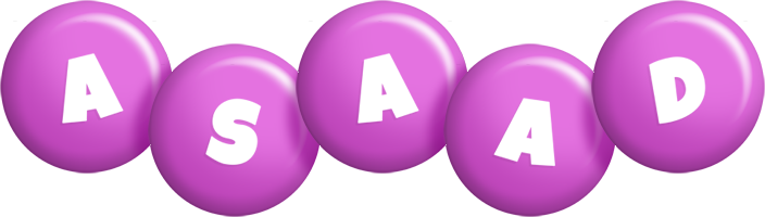 Asaad candy-purple logo