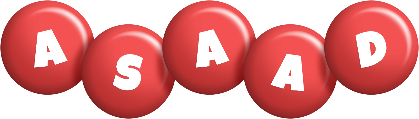 Asaad candy-red logo