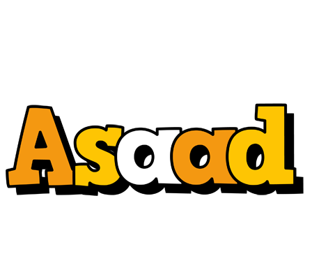 Asaad cartoon logo