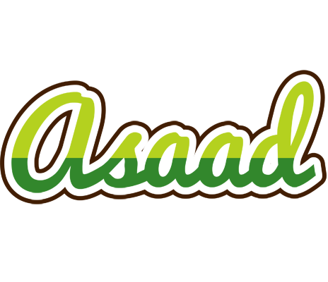 Asaad golfing logo