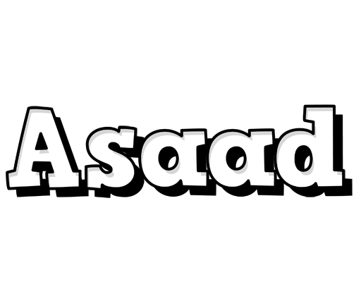 Asaad snowing logo
