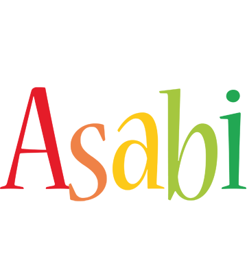 Asabi birthday logo