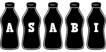 Asabi bottle logo