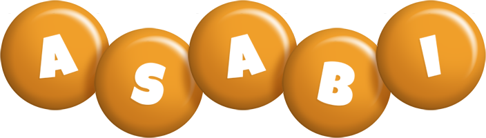 Asabi candy-orange logo