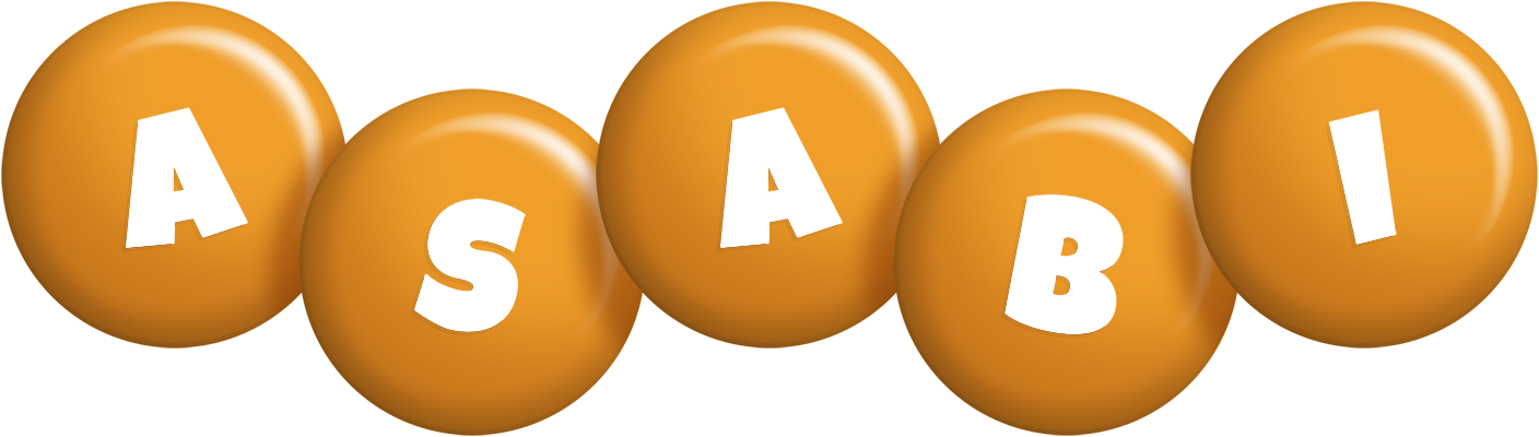 Asabi candy-orange logo