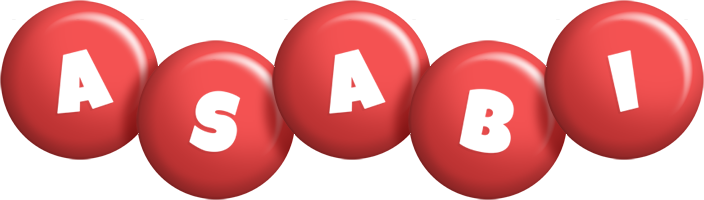 Asabi candy-red logo