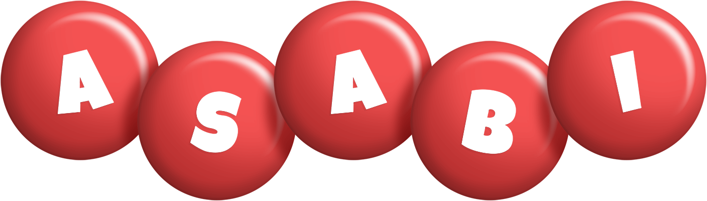 Asabi candy-red logo