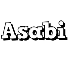 Asabi snowing logo