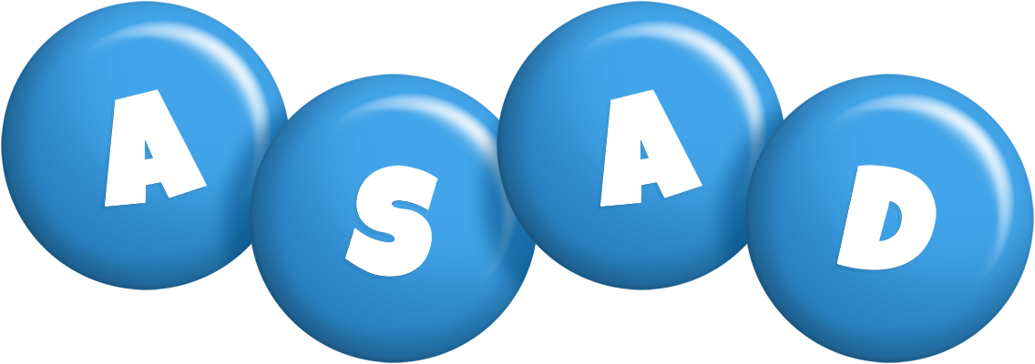 Asad candy-blue logo