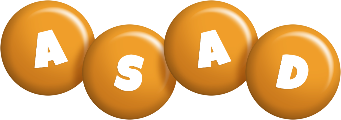 Asad candy-orange logo