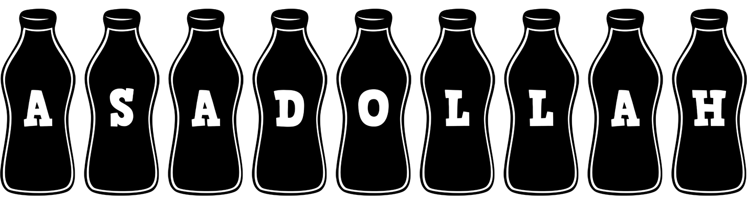 Asadollah bottle logo
