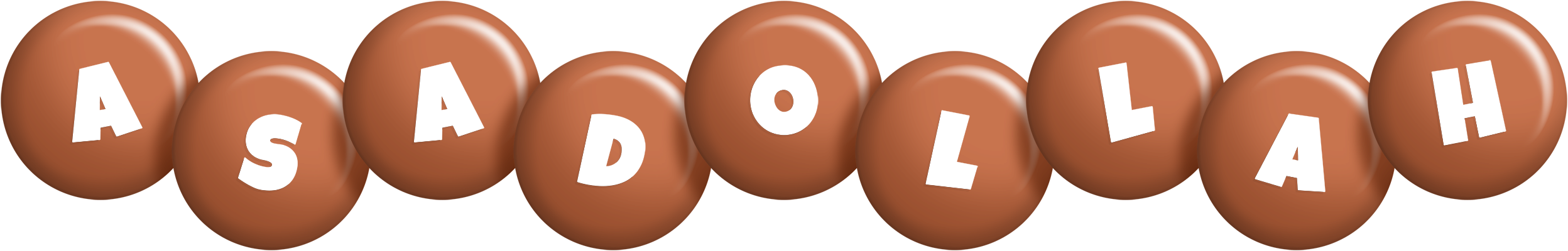 Asadollah candy-brown logo