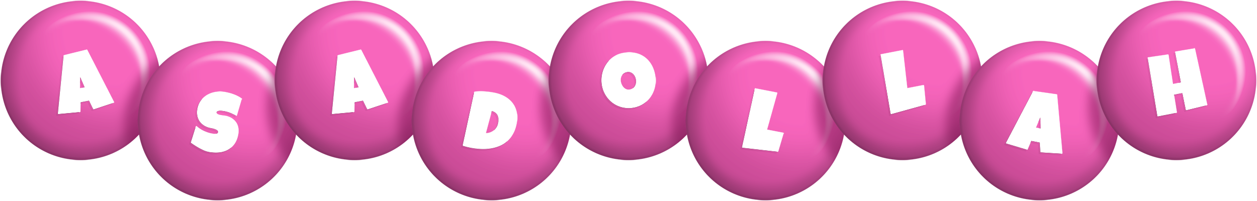 Asadollah candy-pink logo