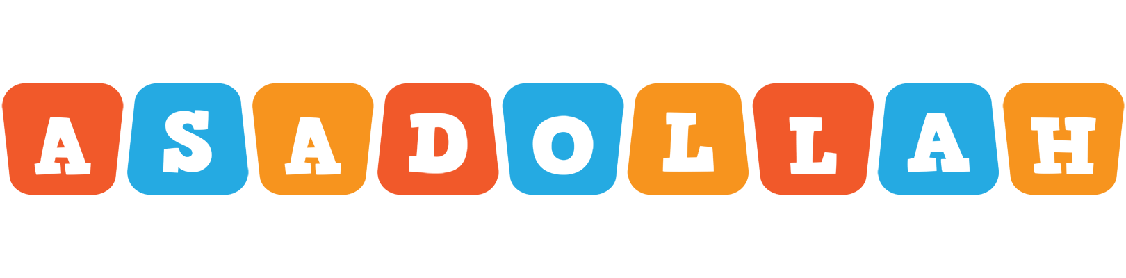 Asadollah comics logo