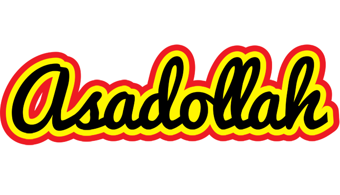 Asadollah flaming logo