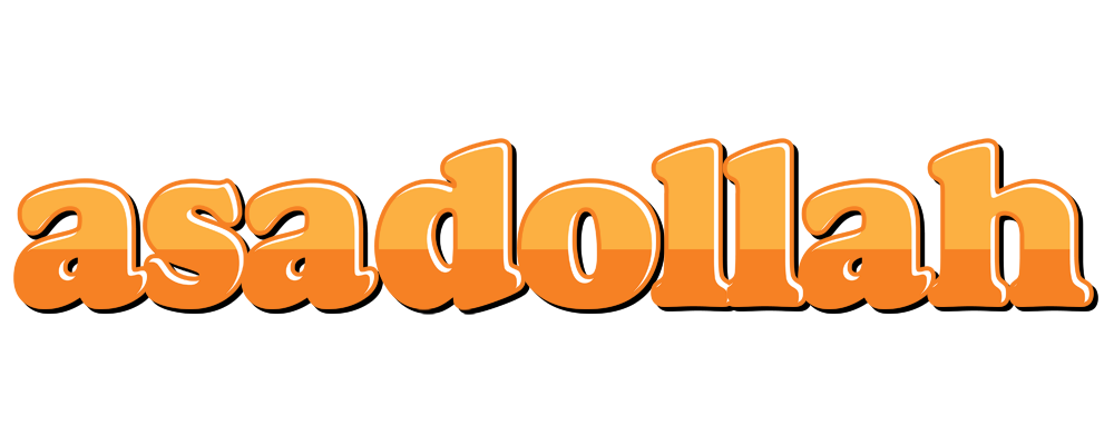 Asadollah orange logo