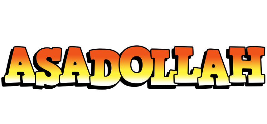 Asadollah sunset logo