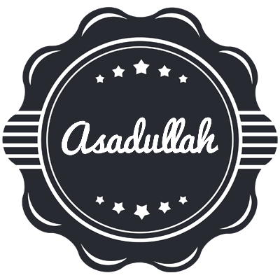 Asadullah badge logo