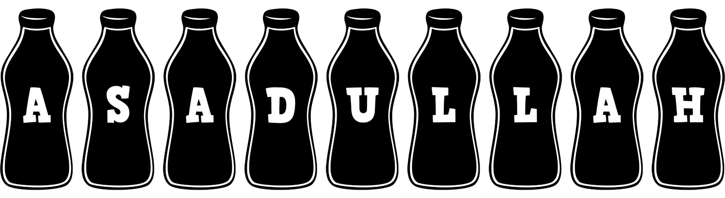 Asadullah bottle logo