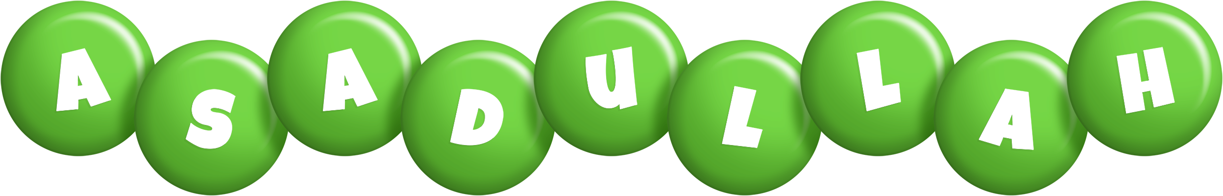 Asadullah candy-green logo