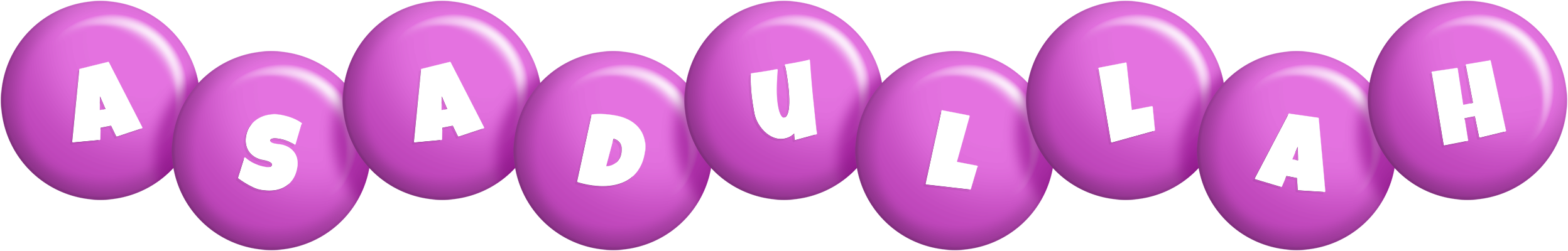 Asadullah candy-purple logo