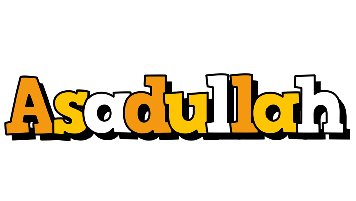 Asadullah cartoon logo