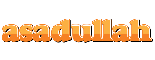 Asadullah orange logo