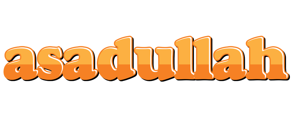 Asadullah orange logo