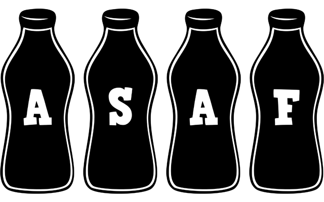 Asaf bottle logo