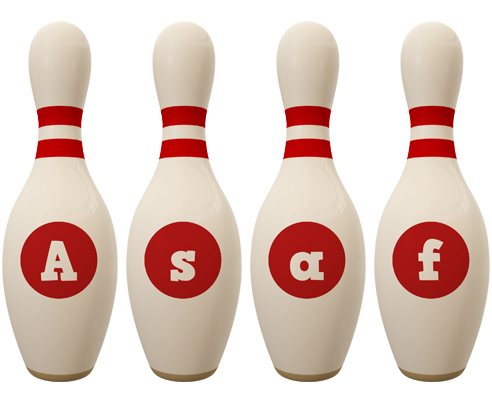 Asaf bowling-pin logo