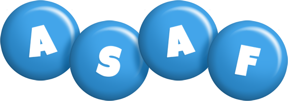 Asaf candy-blue logo