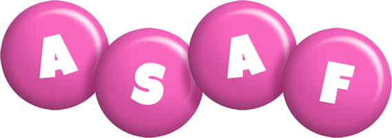 Asaf candy-pink logo