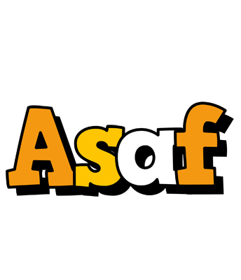 Asaf cartoon logo