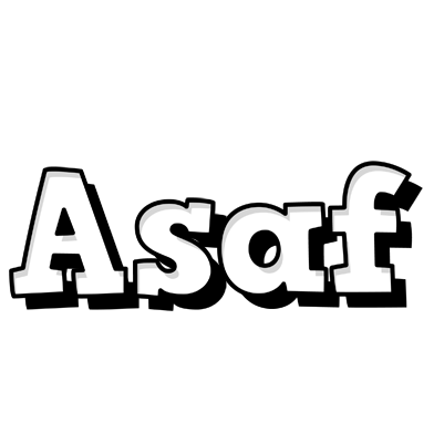 Asaf snowing logo