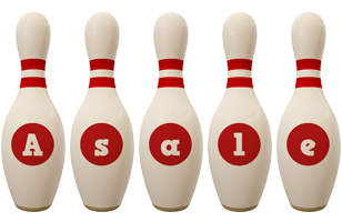 Asale bowling-pin logo