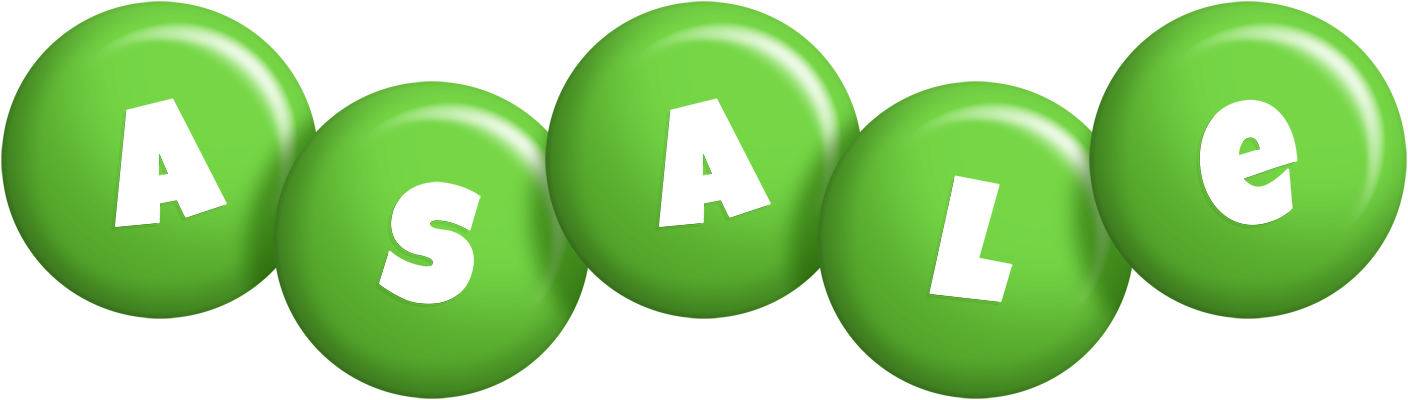 Asale candy-green logo