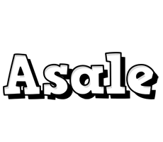 Asale snowing logo