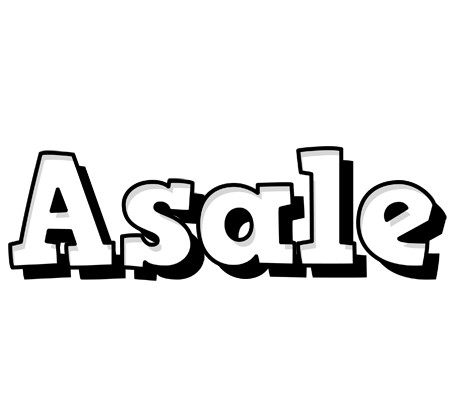 Asale snowing logo